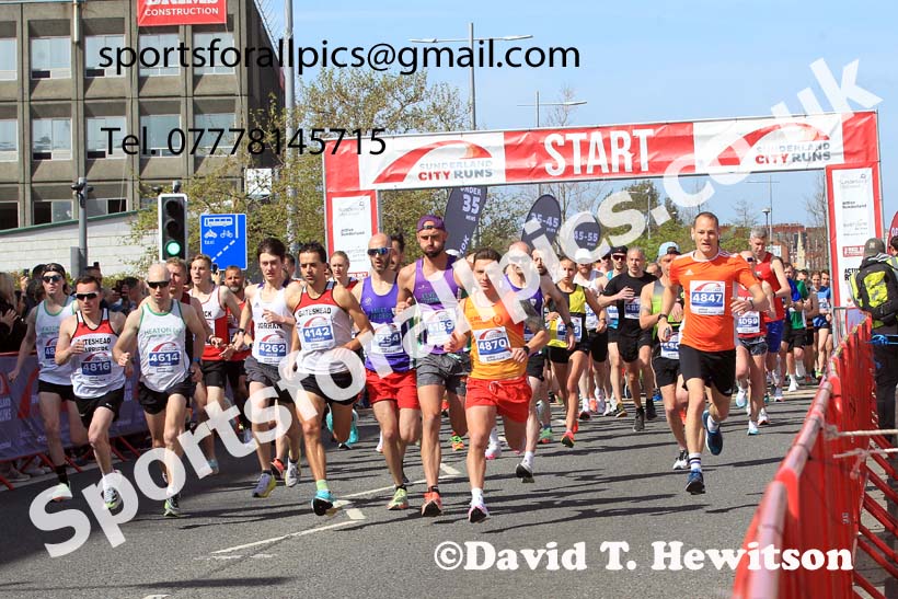 Sunderland City Half Marathon, 2022 Sunderland City Half Marathon, 10k  5k.  Photo: David T. Hewitson/Sports for All Pics